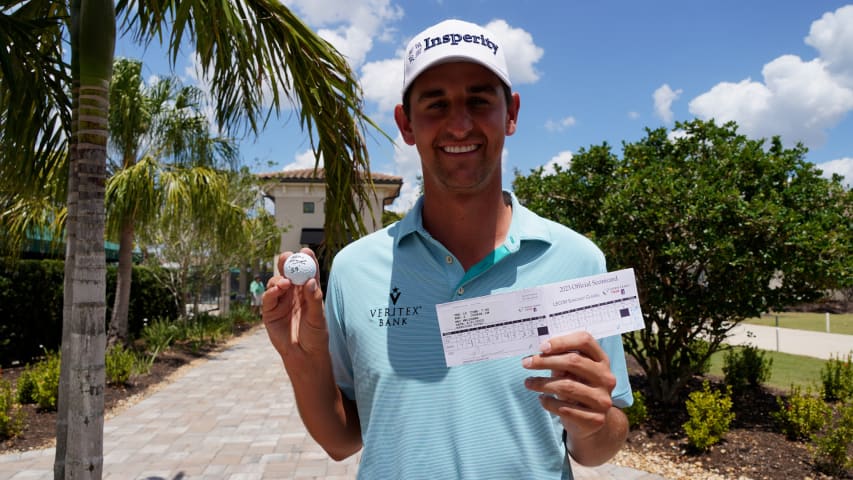 Mac Meissner makes closing eagle to shoot 59 at LECOM Suncoast Classic