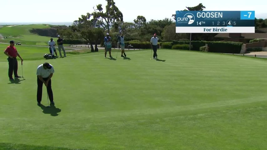 Retief Goosen makes birdie on No. 14 in Round 3 at Pure Insurance