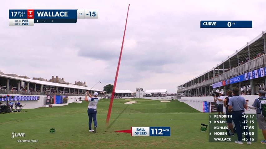 Matt Wallace sticks tee shot to set up birdie at THE CJ CUP