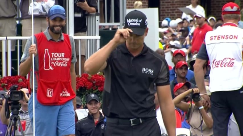 Henrik Stenson’s long-range birdie on the 72nd hole at the TOUR Championship