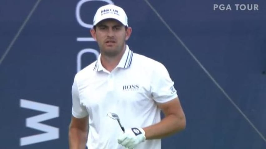Patrick Cantlay sticks tee shot to prolong playoff at the BMW Championship