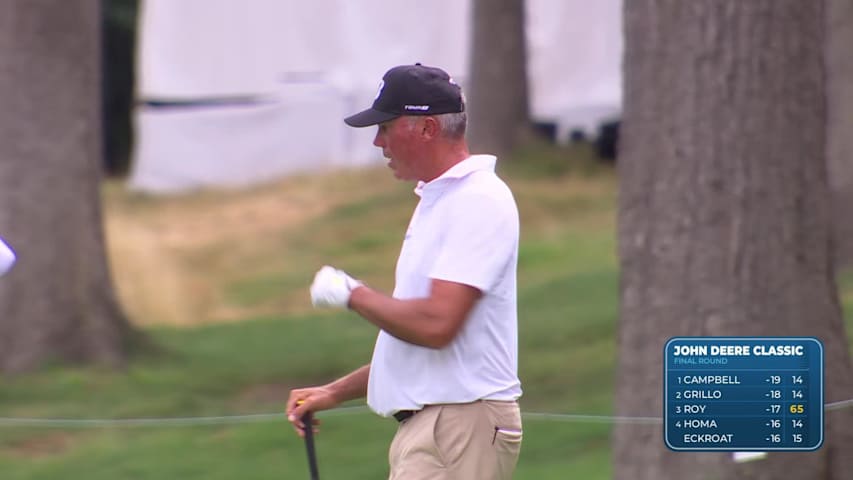 Matt Kuchar birdies par-5 17th at John Deere