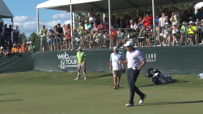 Adam Schenk's tournament clinching putt is the Shot of the Day