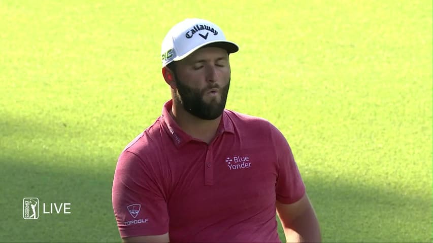 Jon Rahm's impressive second leads to birdie at TOUR Championship