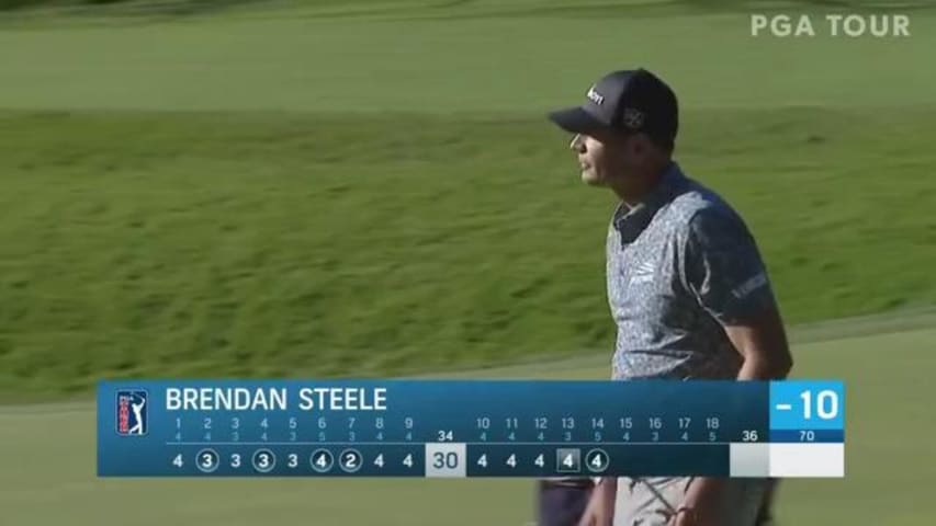 Brendan Steele’s solid wedge yields birdie at ZOZO CHAMPIONSHIP 