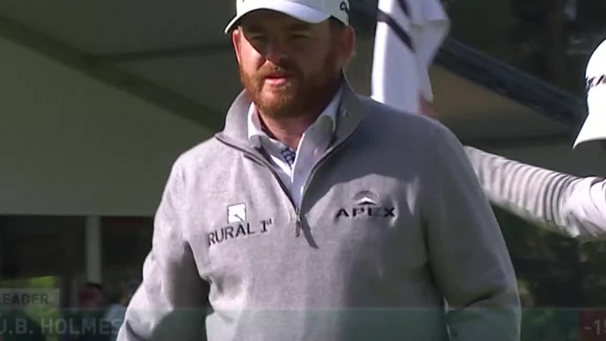 J.B. Holmes birdies No. 10, grabs outright lead at Genesis Open