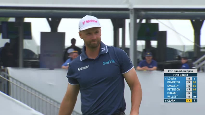 Wyndham Clark makes birdie on No. 9 at RBC Canadian