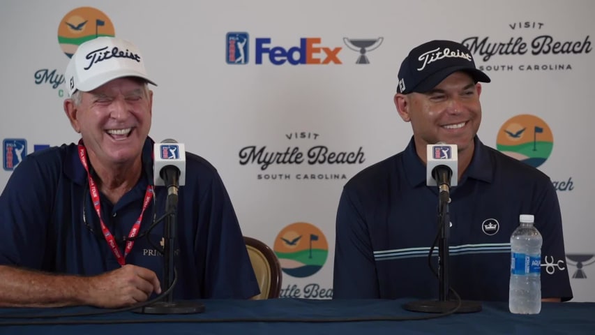 Bill and Jay Haas on their player-caddie relationship ahead of Myrtle Beach Classic