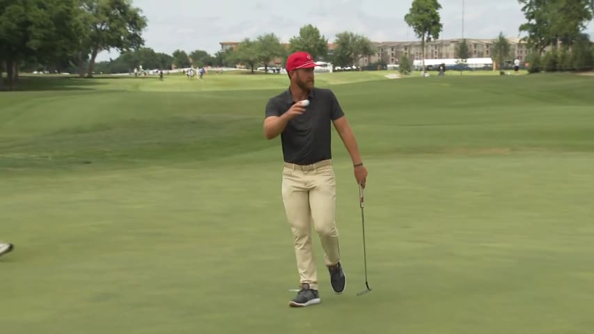 Kevin Chappell makes birdie on No. 2 at THE CJ CUP