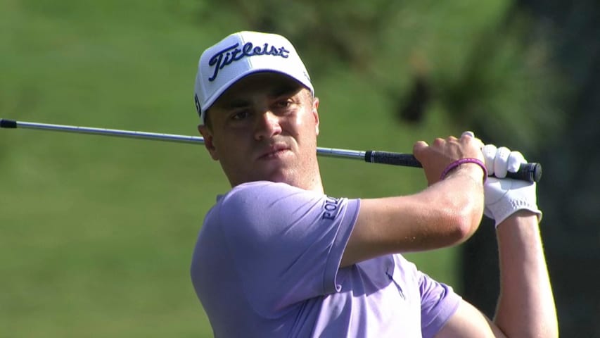 Justin Thomas birdies 71st hole at the TOUR Championship