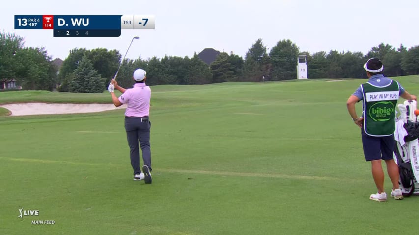 Dylan Wu dials in approach to set up birdie at THE CJ CUP