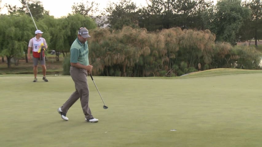 Josh Teater converting for eagle on No. 8 is the Shot of the Day