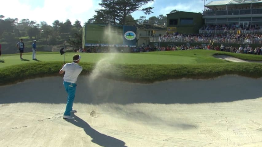 Charlie Beljan’s bunker blast leads to birdie at AT&T Pebble Beach