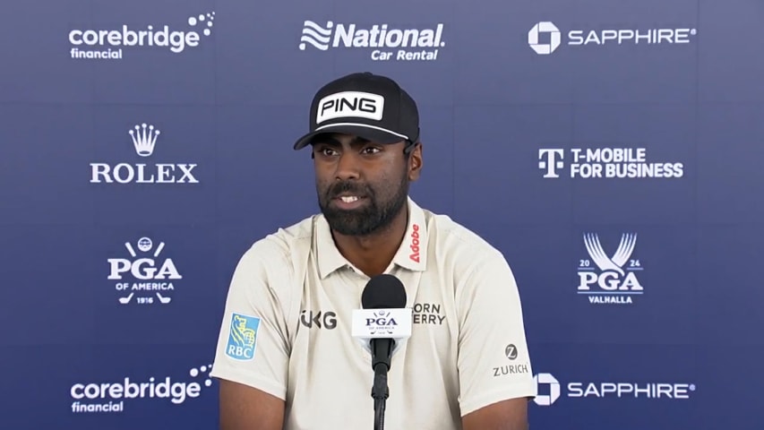 Sahith Theegala’s interview after Round 1 of PGA Championship