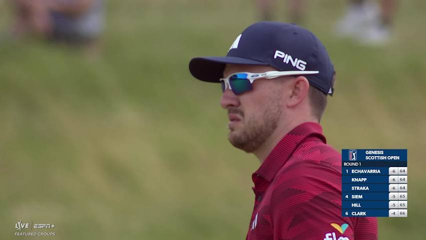 Connor Syme makes birdie on No. 7 at Genesis Scottish Open