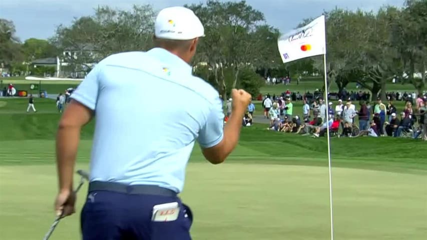 Bryson DeChambeau’s 27-foot birdie putt at Arnold Palmer