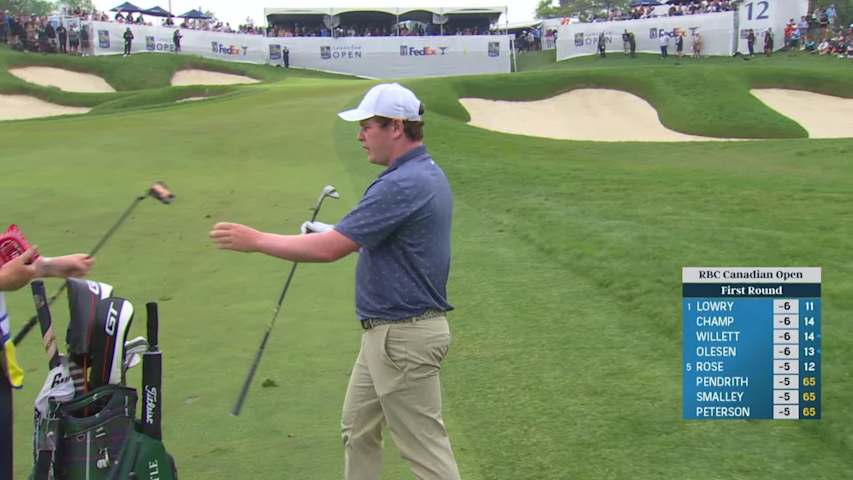 Robert MacIntyre makes birdie on No. 12 at RBC Canadian