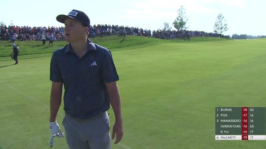 Matt McCarty makes birdie on No. 18 at RBC Canadian