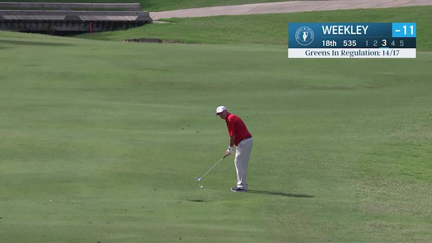 Boo Weekley makes birdie on No. 18 at Regions Tradition