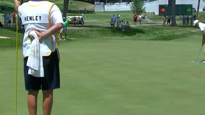 Russell Henley's 45-foot birdie putt at John Deere