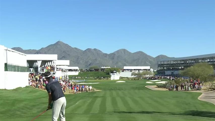 Bubba Watson drives green to set up birdie at Waste Management