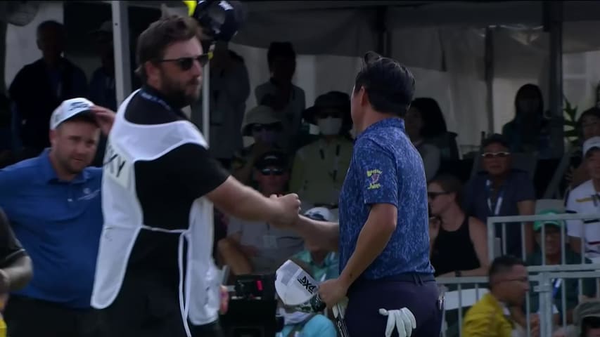 David Lipsky makes birdie on No. 18 at Sony Open