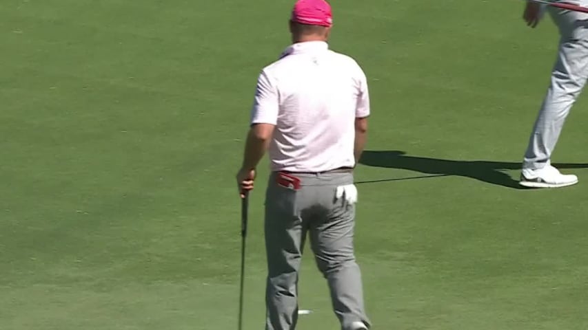 Brady Schnell’s 25-foot birdie putt at AT&T Byron Nelson