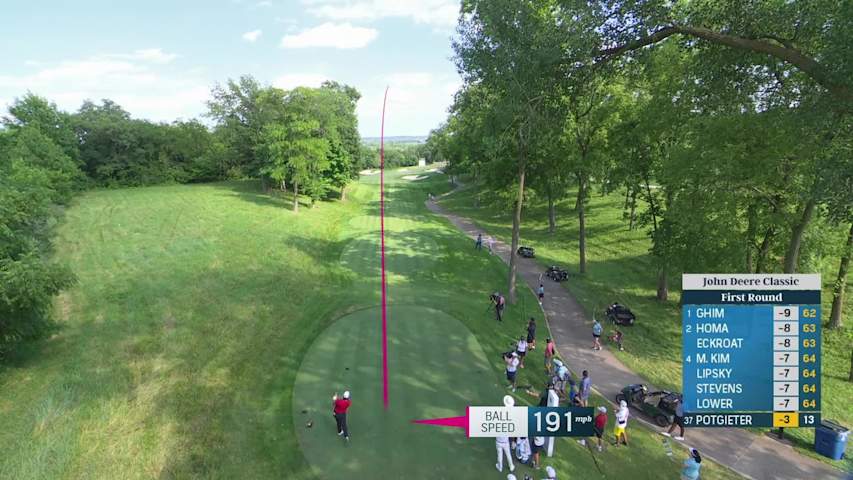 Aldrich Potgieter makes eagle on No. 14 at John Deere