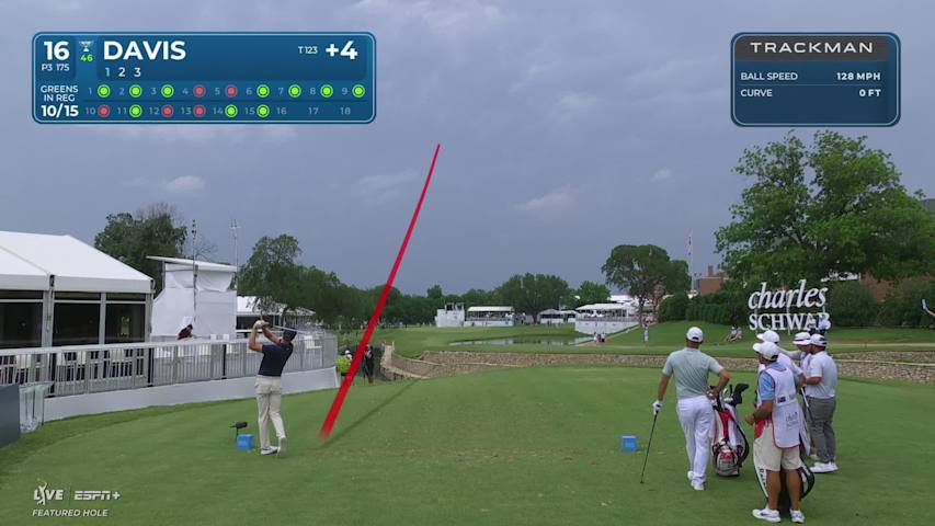 Cam Davis makes birdie on No. 16 at Charles Schwab