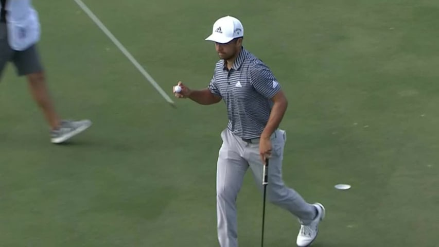 Xander Schauffele cards birdie on No. 14 at Sentry