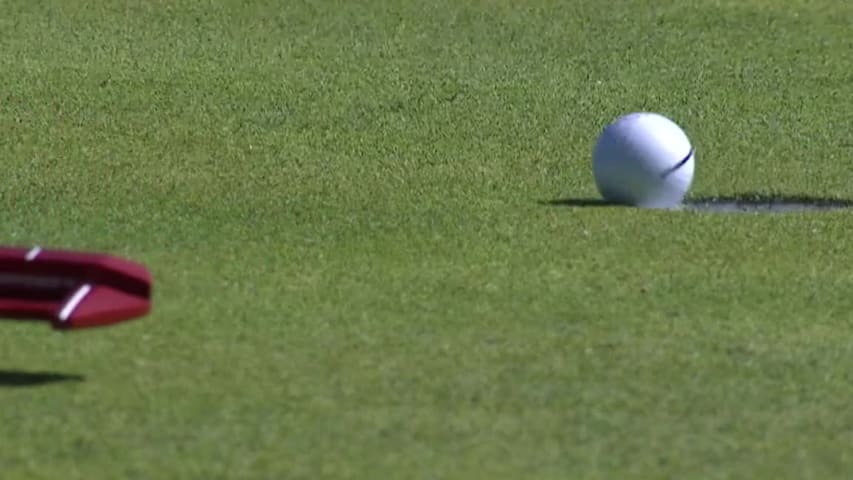 Xander Schauffele’s costly lip-out at Charles Schwab