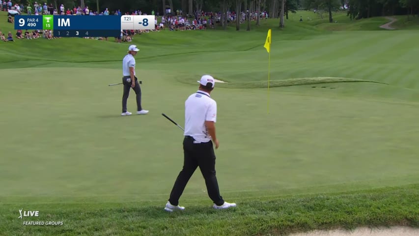 Sungjae Im makes birdie on No. 9 at John Deere