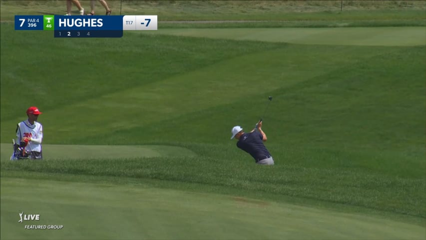 Mackenzie Hughes buries 25-foot birdie putt at 3M Open