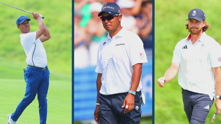 3-way tie atop the leaderboard at Olympic Men's Golf