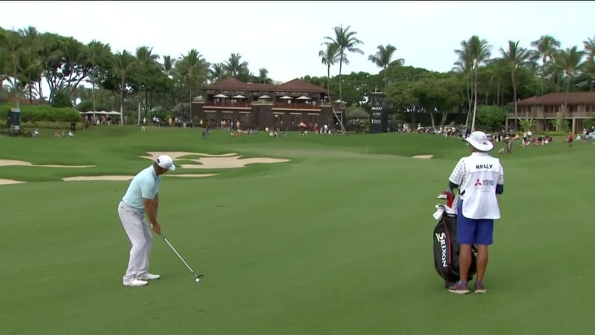 Jerry Kelly uses nice approach to set up birdie at Mitsubishi