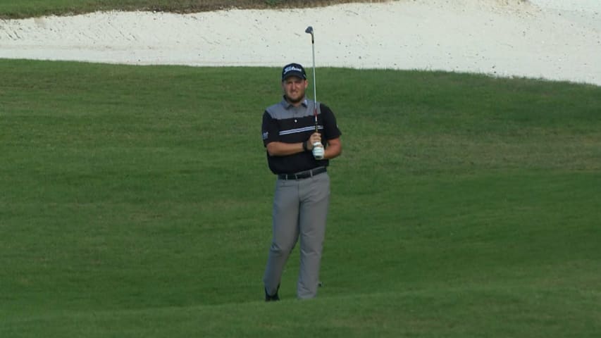 Lee Hodges' eagle on No. 17 at the Great Exuma 