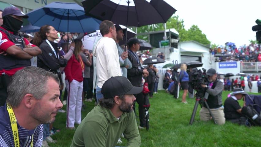 Canadian PGA TOUR players celebrate Nick Taylor’s win