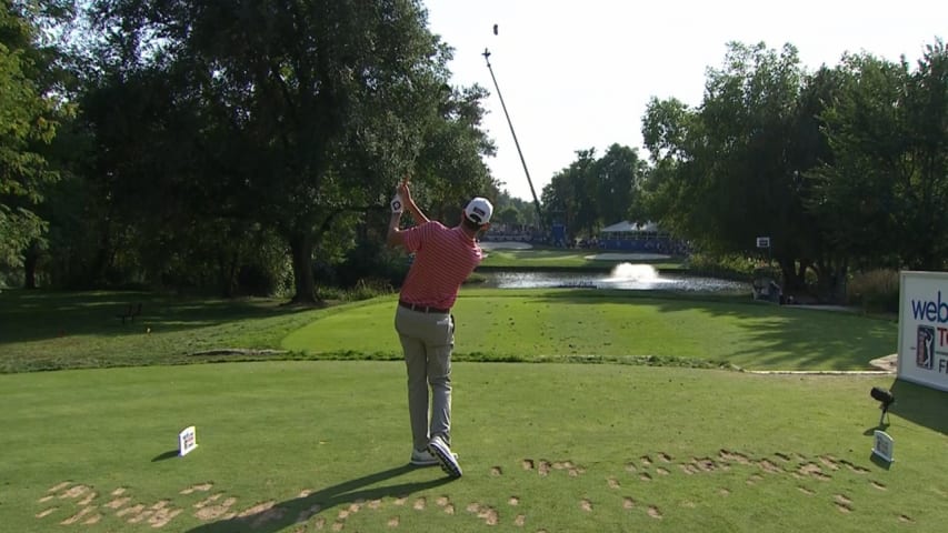 Chesson Hadley's timely tee shot is the Shot of the Day