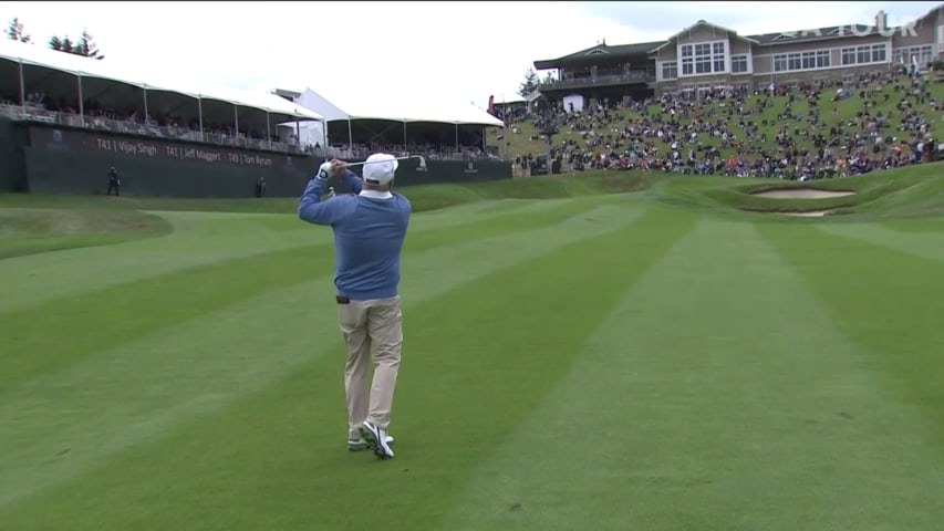 Billy Mayfair nearly holes out to set up birdie at Boeing Classic