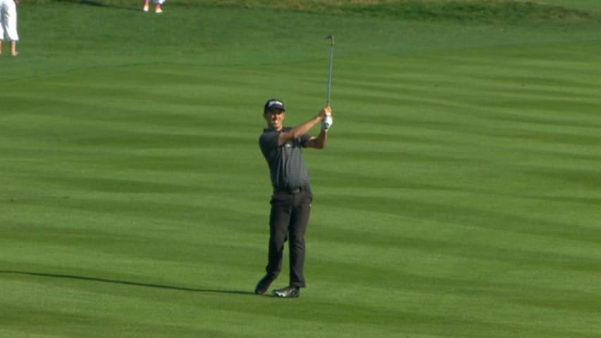 Jon Curran’s fabulous approach leads to birdie at AT&T Pebble Beach