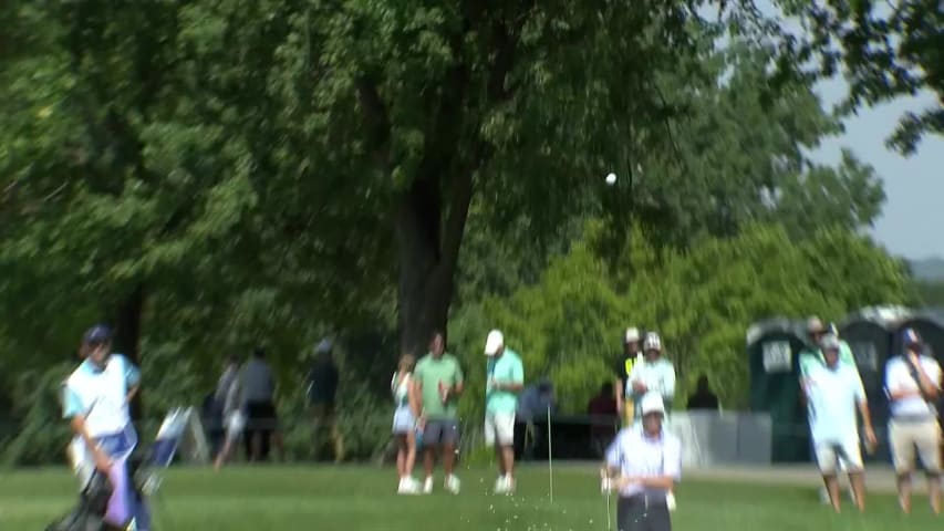 Steve Flesch makes birdie on No. 8 at Ascension