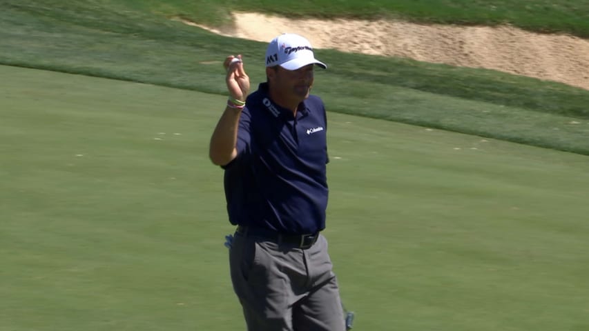 Ryan Palmer's solid tee shot yields birdie at Valero