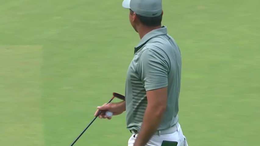 Jason Day’s lengthy birdie putt at Travelers