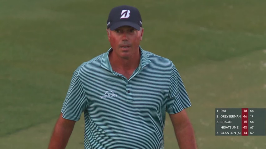 Matt Kuchar to return Monday to finish Wyndham 