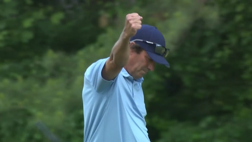 Stephen Ames sends in birdie putt at Mitsubishi Electric Classic