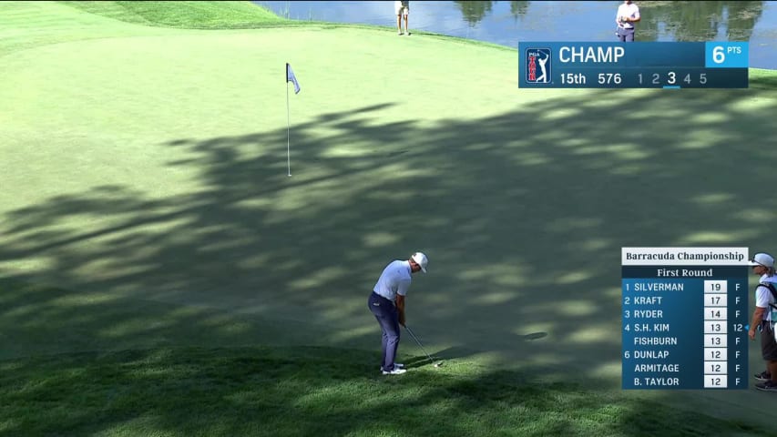 Cameron Champ makes up-and-in birdie at at Barracuda