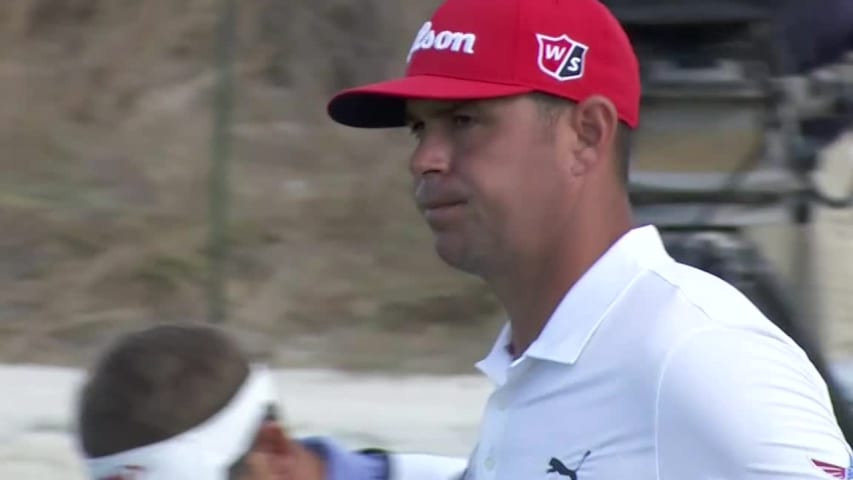 Gary Woodland's smart birdie putt at Hero