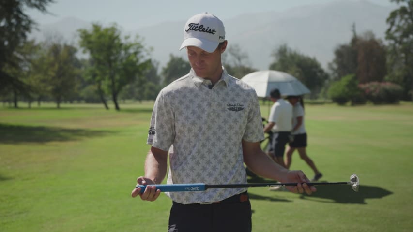 Tim Widing putting grip adjustments