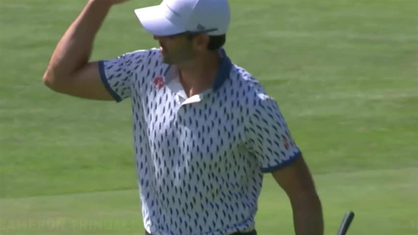 Cameron Tringale’s 49-foot birdie putt at Rocket Mortgage