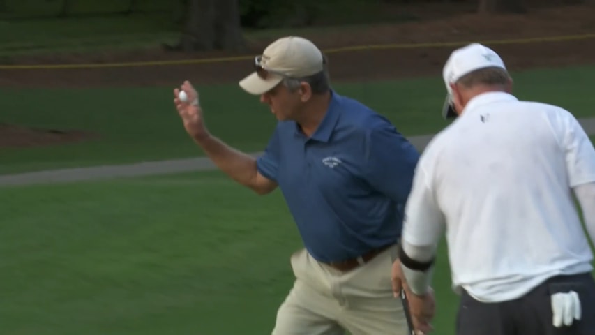 Scott Dunlap's nice tee shot leads to birdie at Insperity Invitational